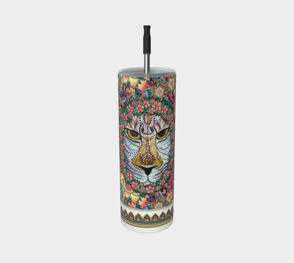 JAGUAR WREATH TUMBLER