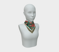 BLACK HIBISCUS SCARF
