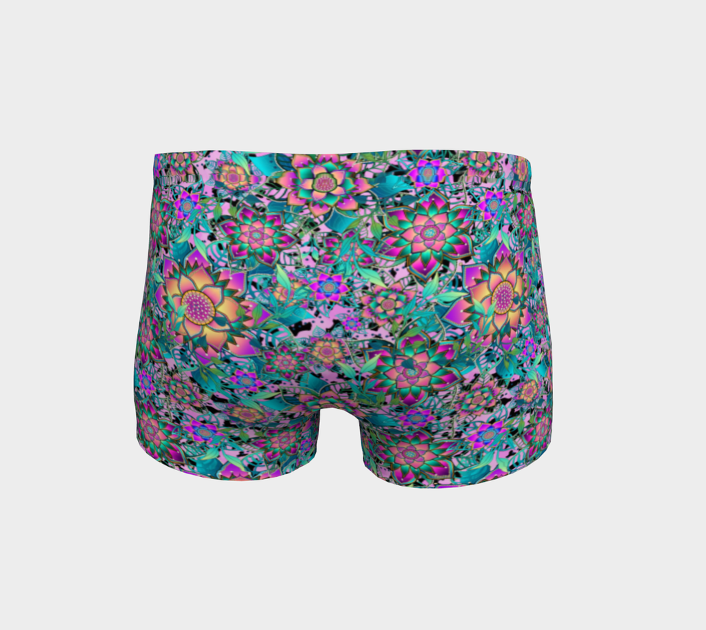 PURPLE TROPICAL SHORTS