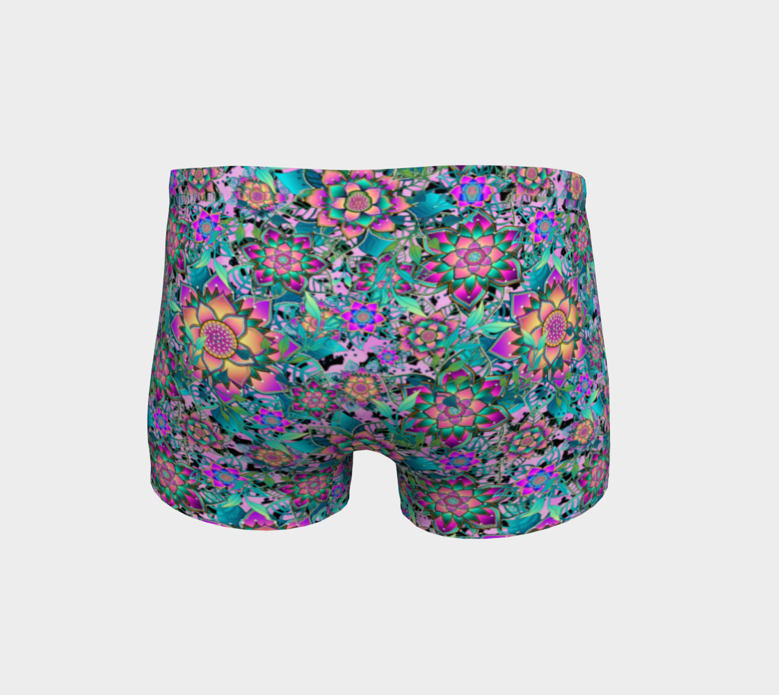 PURPLE TROPICAL SHORTS