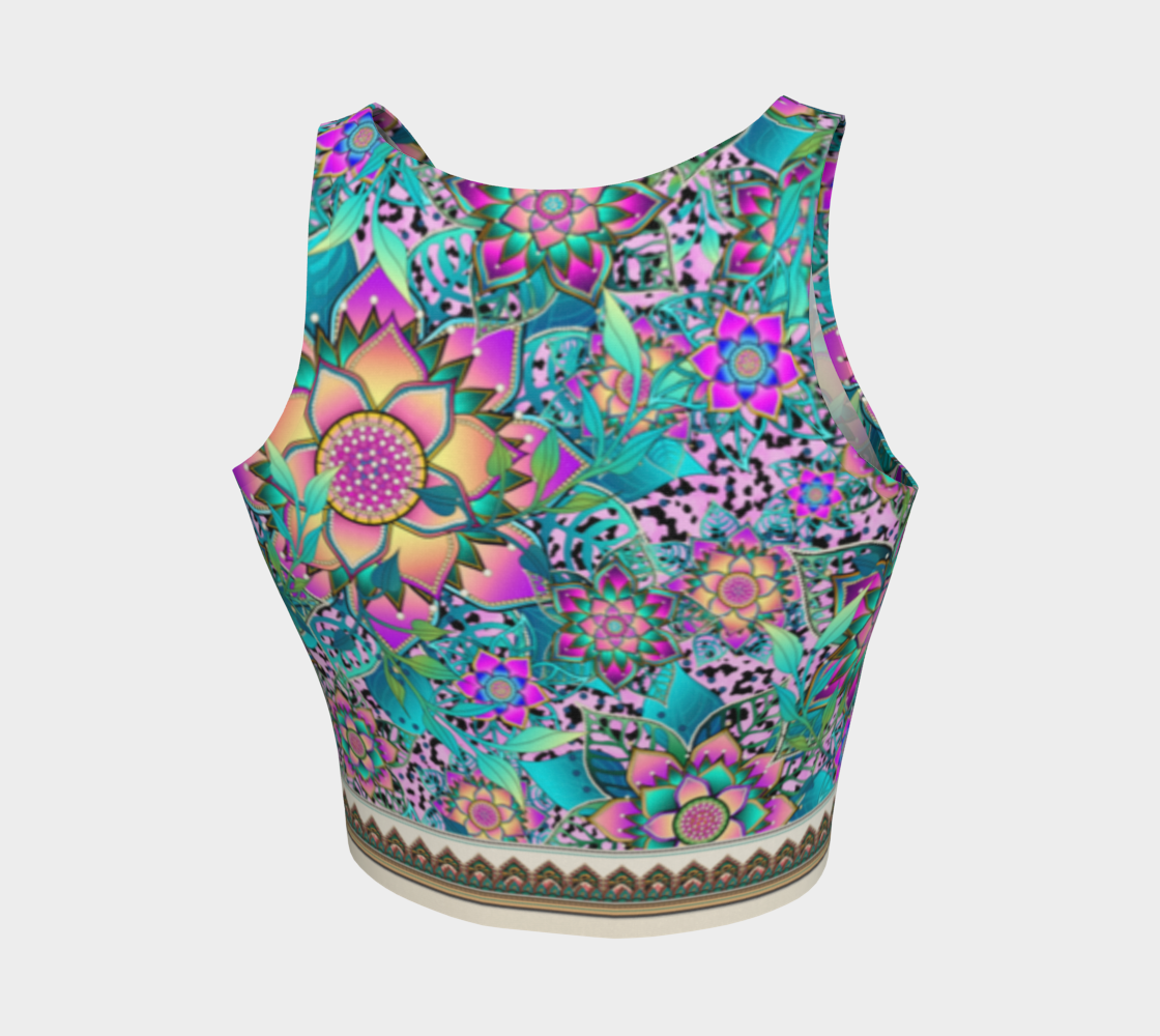 ABOA NOUVEAU PURPLE CROPPED TANK