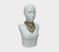 ORANGE JAGUAR TROPICAL SCARF