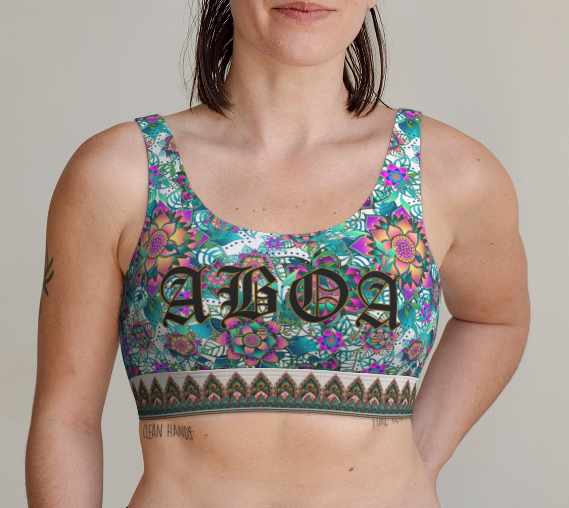 WHITE TROPICAL ORIGINAL BRALETTE