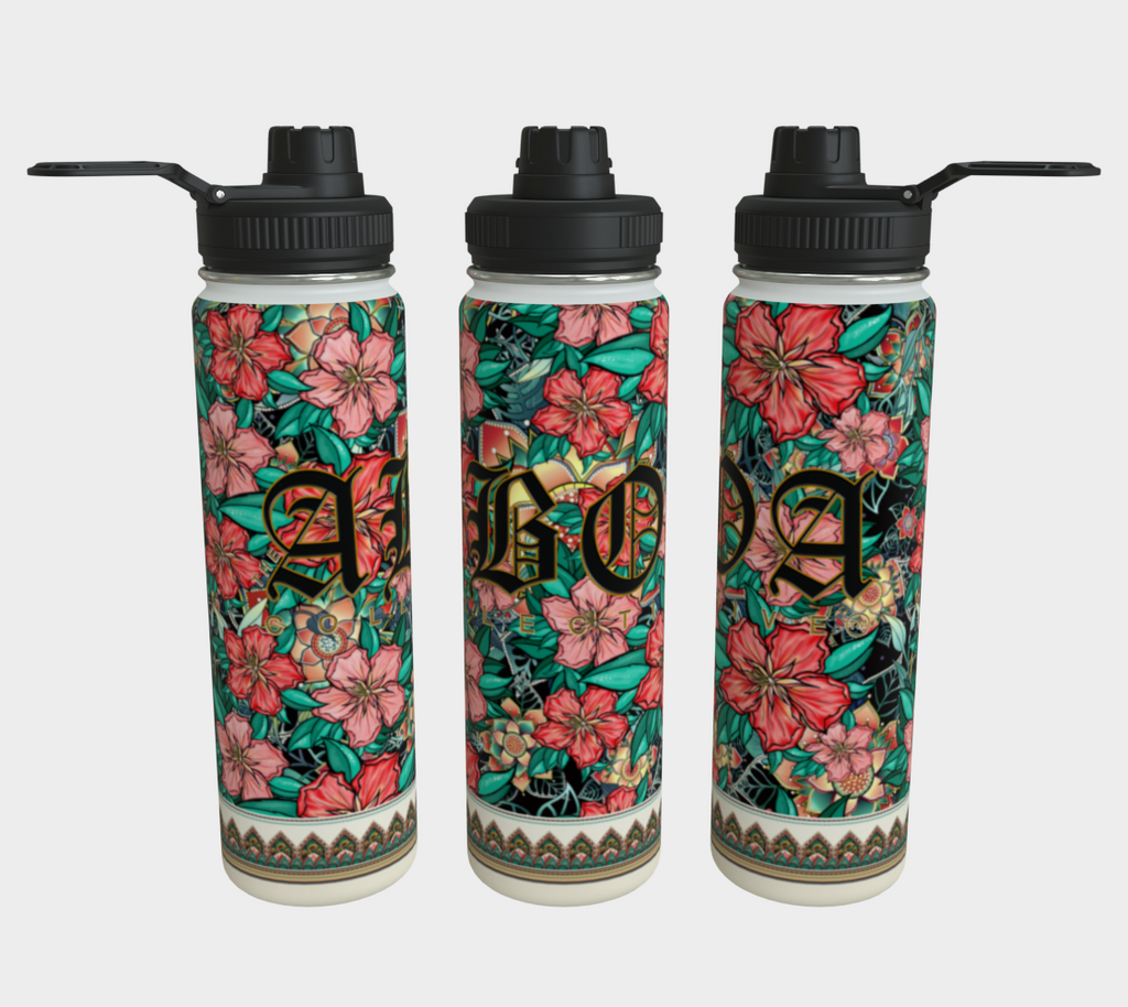 ABOA HIBISCUS WATER BOTTLE