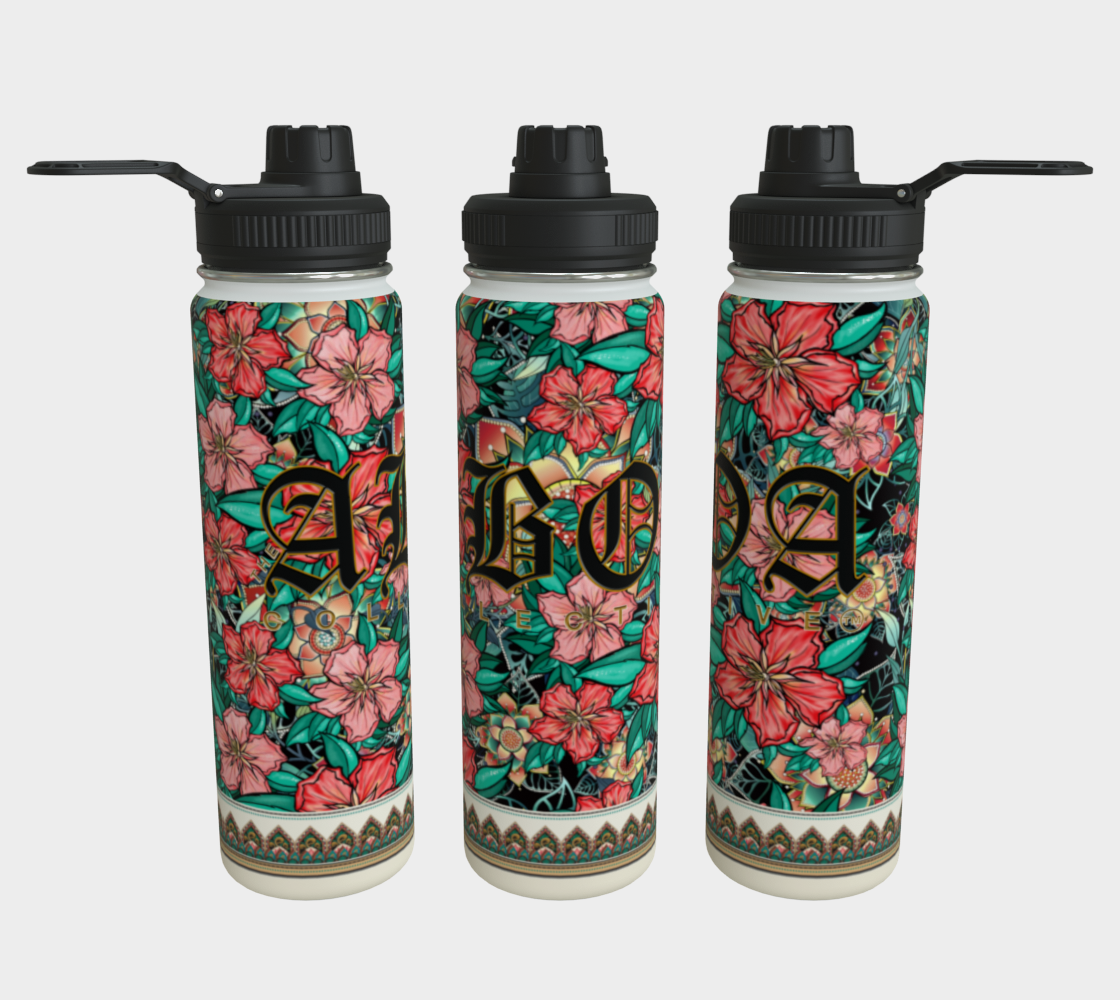 ABOA HIBISCUS WATER BOTTLE