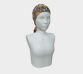 CORAL JAGUAR TROPICAL SCARF