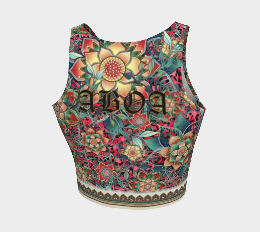 JAGUAR WREATH CROPPED TANK
