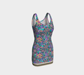 PURPLE TROPICAL ORIGINAL BODYCON DRESS
