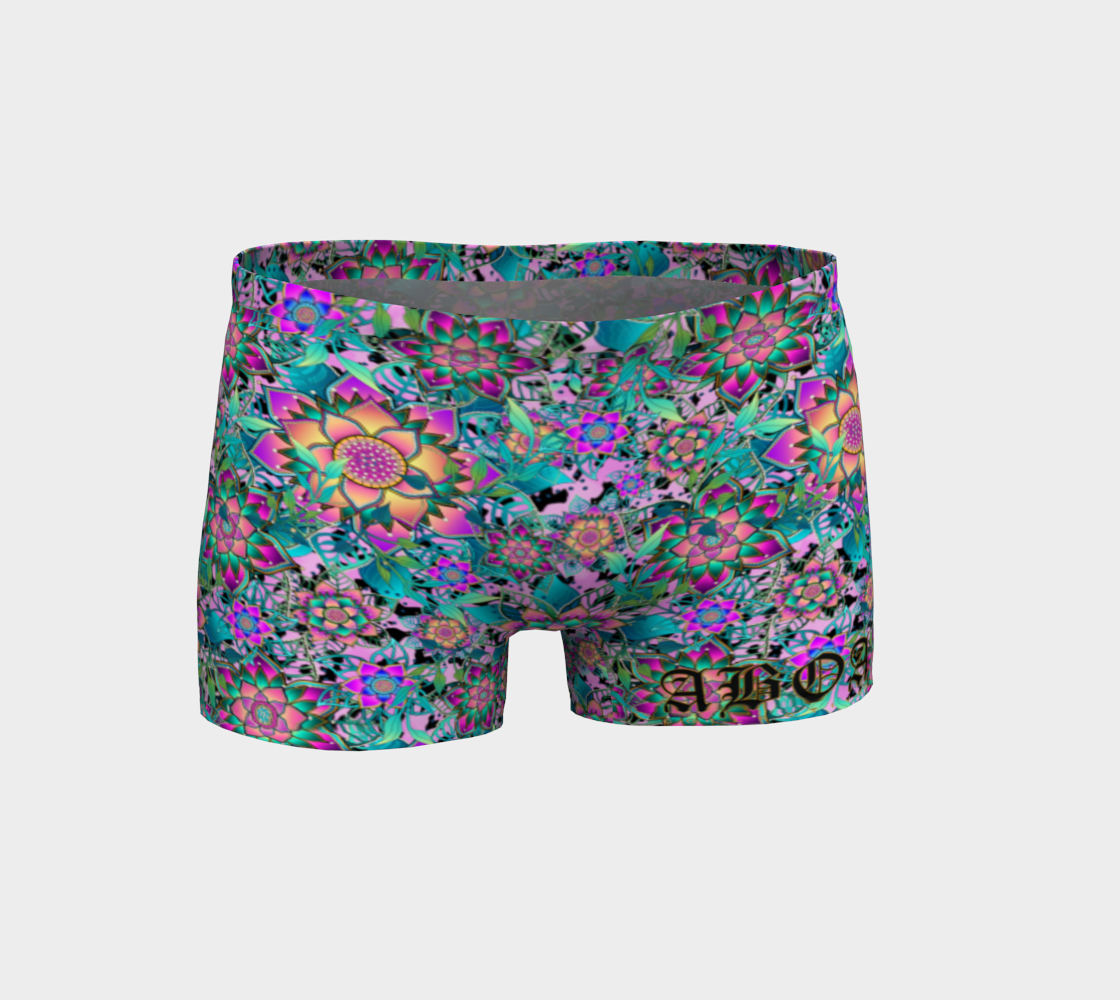 PURPLE TROPICAL SHORTS