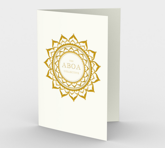 ABOA Greeting Card