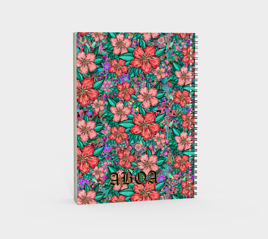 ABOA NOUVEAU HIBISCUS NOTEBOOK