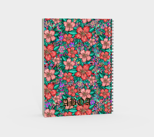 ABOA NOUVEAU HIBISCUS NOTEBOOK