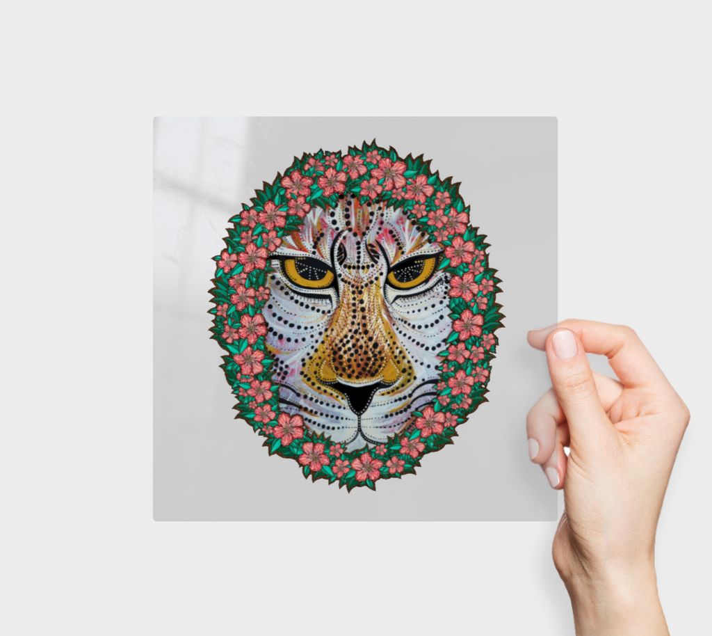 JAGUAR WREATH STICKER