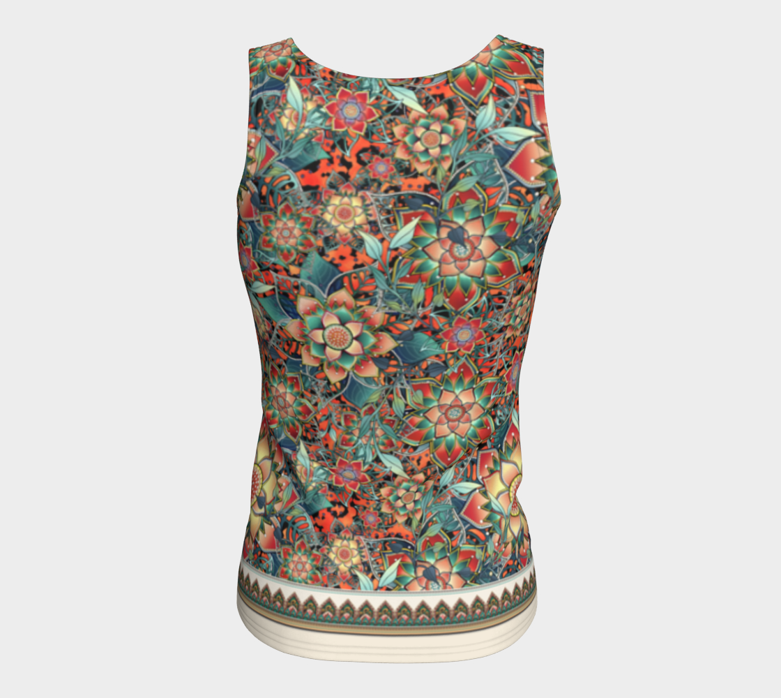 ABOA TROPICAL ORANGE FITTED TANK