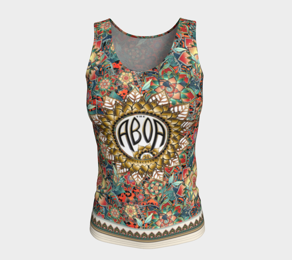 ABOA TROPICAL ORANGE FITTED TANK