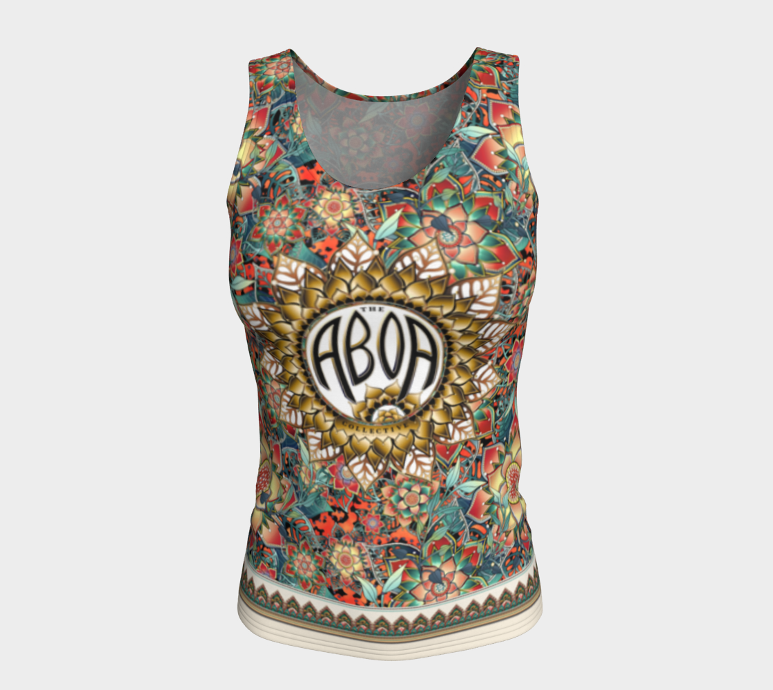 ABOA TROPICAL ORANGE FITTED TANK