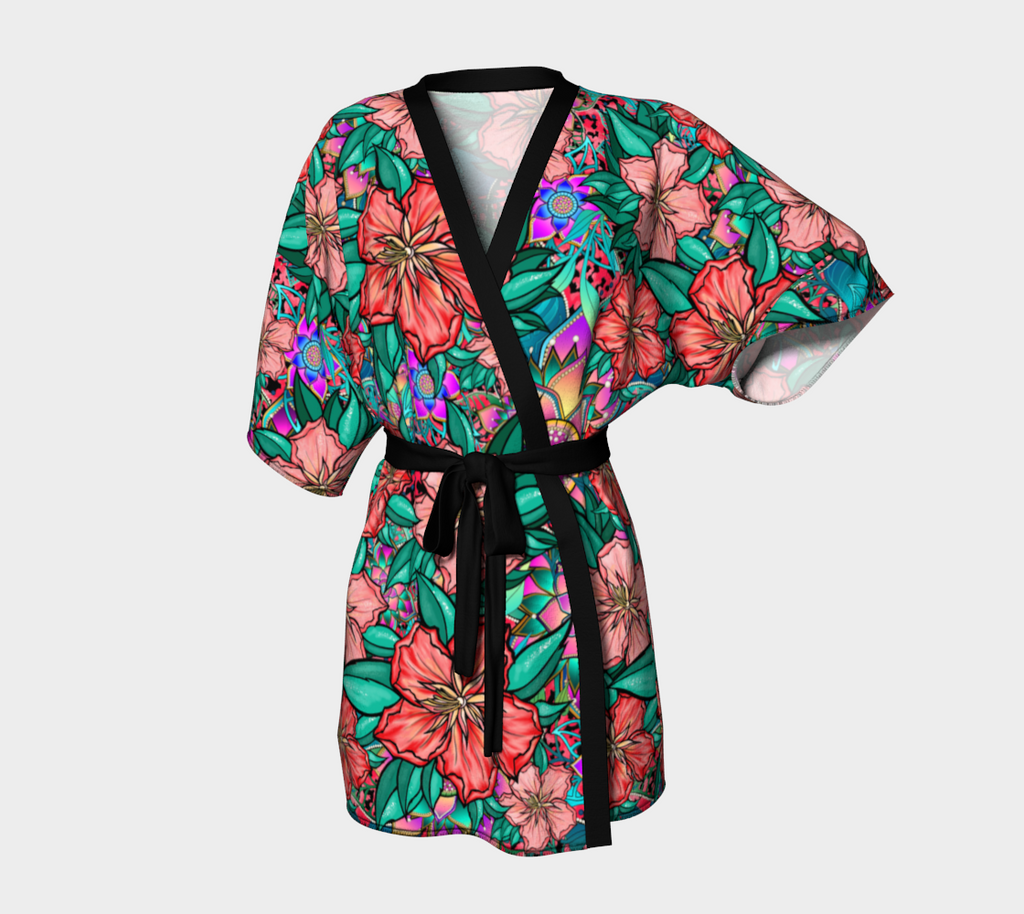 HIBSCUS PURPLE KIMONO
