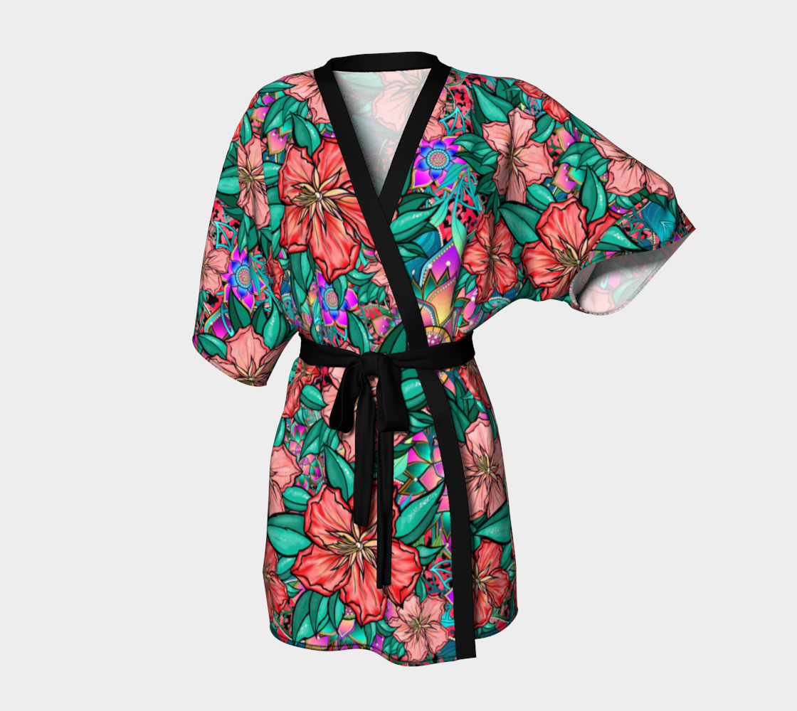 HIBSCUS PURPLE KIMONO