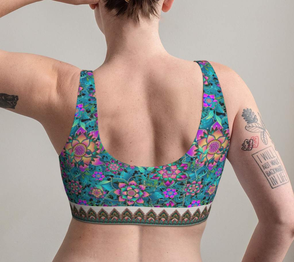 TEAL TROPICAL ORIGINAL BRALETTE
