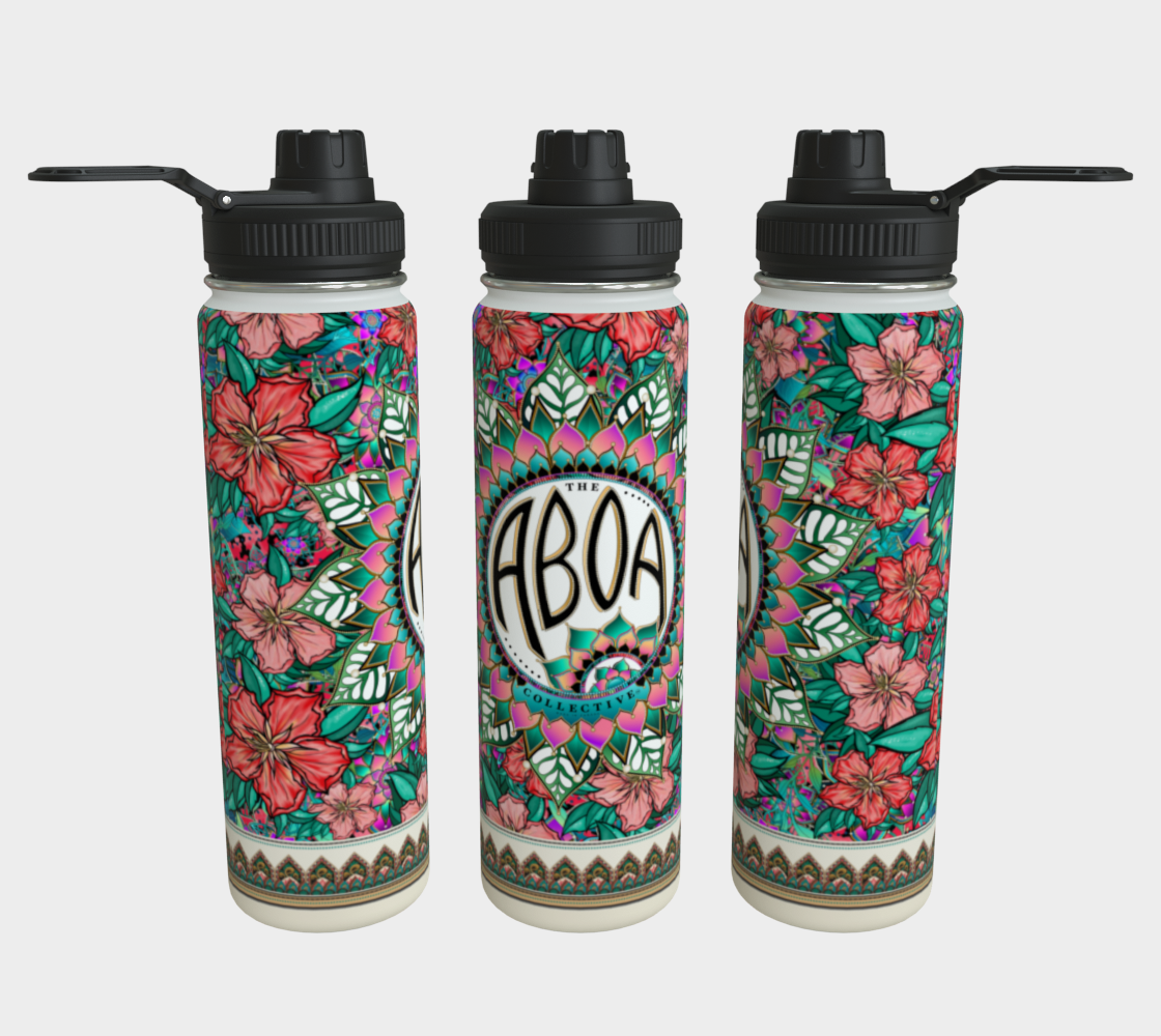 ABOA NOUVEAU HIBISCUS WATER BOTTLE
