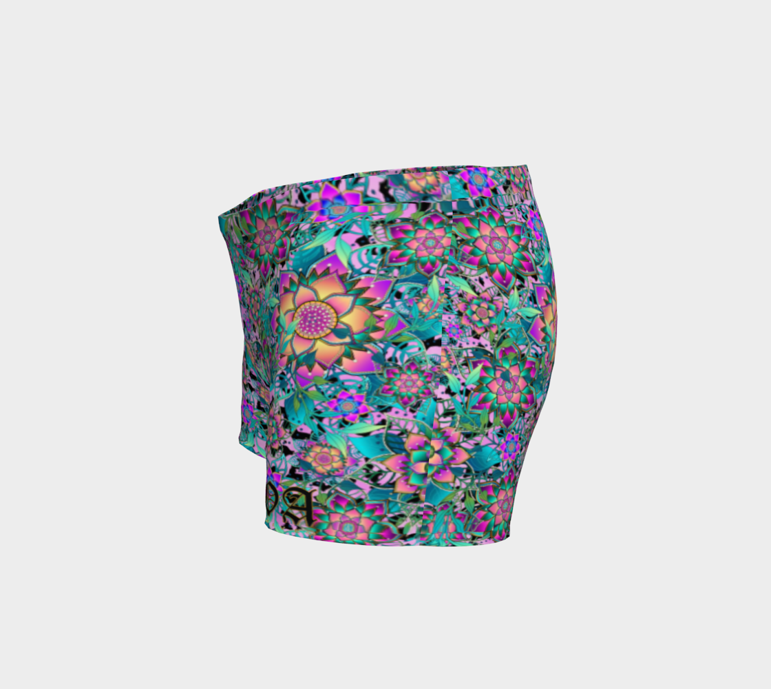 PURPLE TROPICAL SHORTS