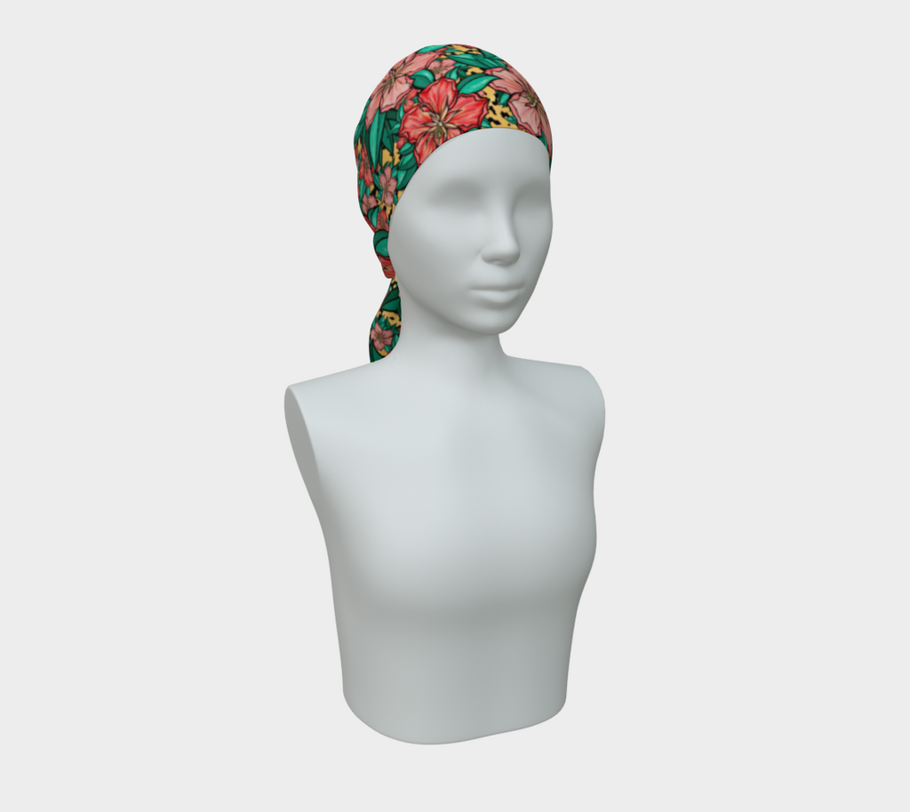 HIBISUS PALE GOLD SCARF
