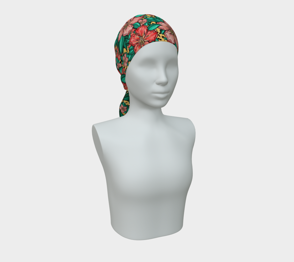 HIBISUS PALE GOLD SCARF