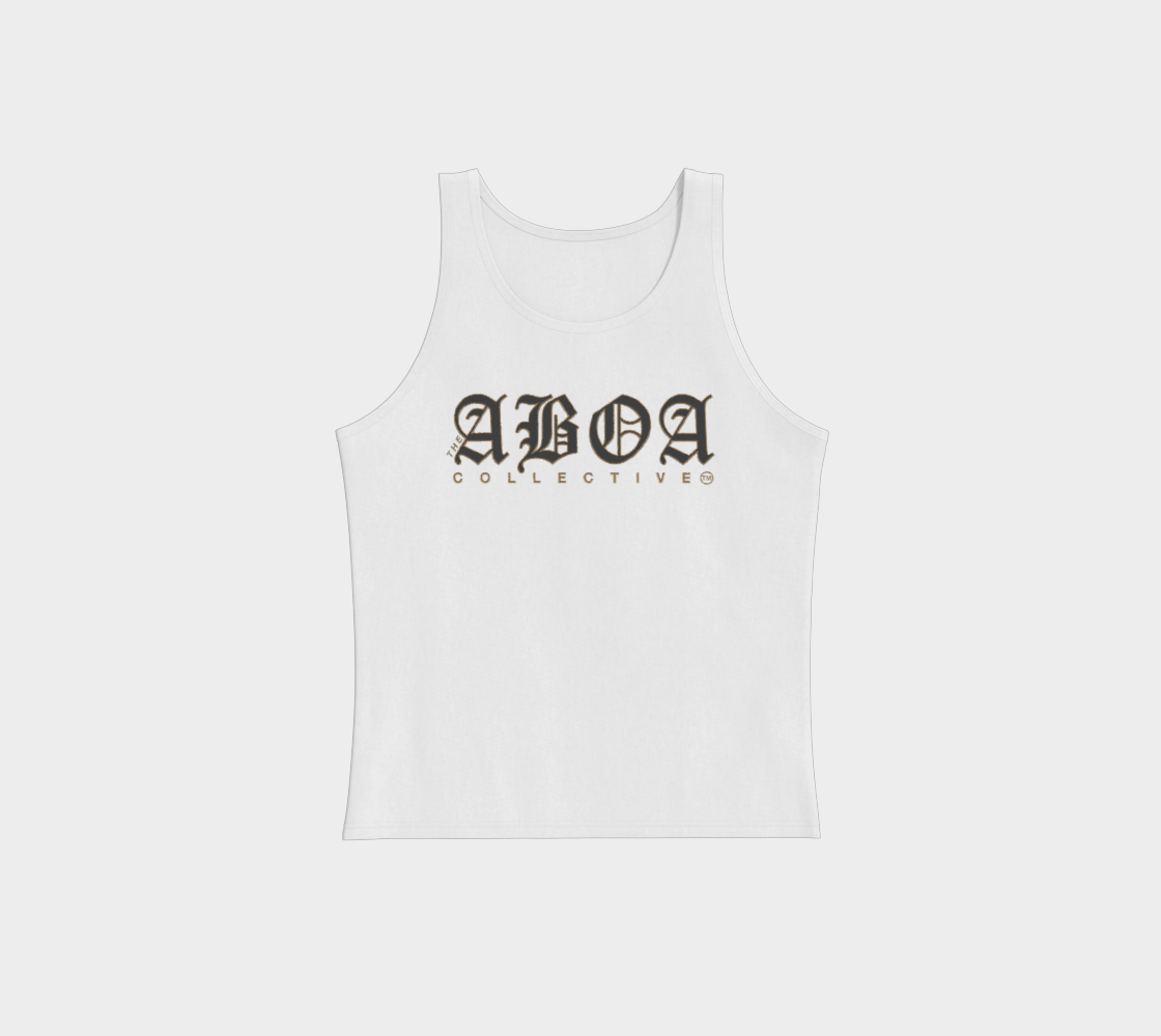 ABOA OLD ENGLISH BLACK & GOLD UNISEX TANK