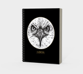 NOTEBOOK, NOTE PAD, JOURNAL, JOURNALING, MIND BODY, HOLISTIC HEALTH, WRITERS, POETRY, BOOK, BOOK LOVERS, SKETCHBOOK, EAGLE, ANIMAL ART, ILLUSTRATION