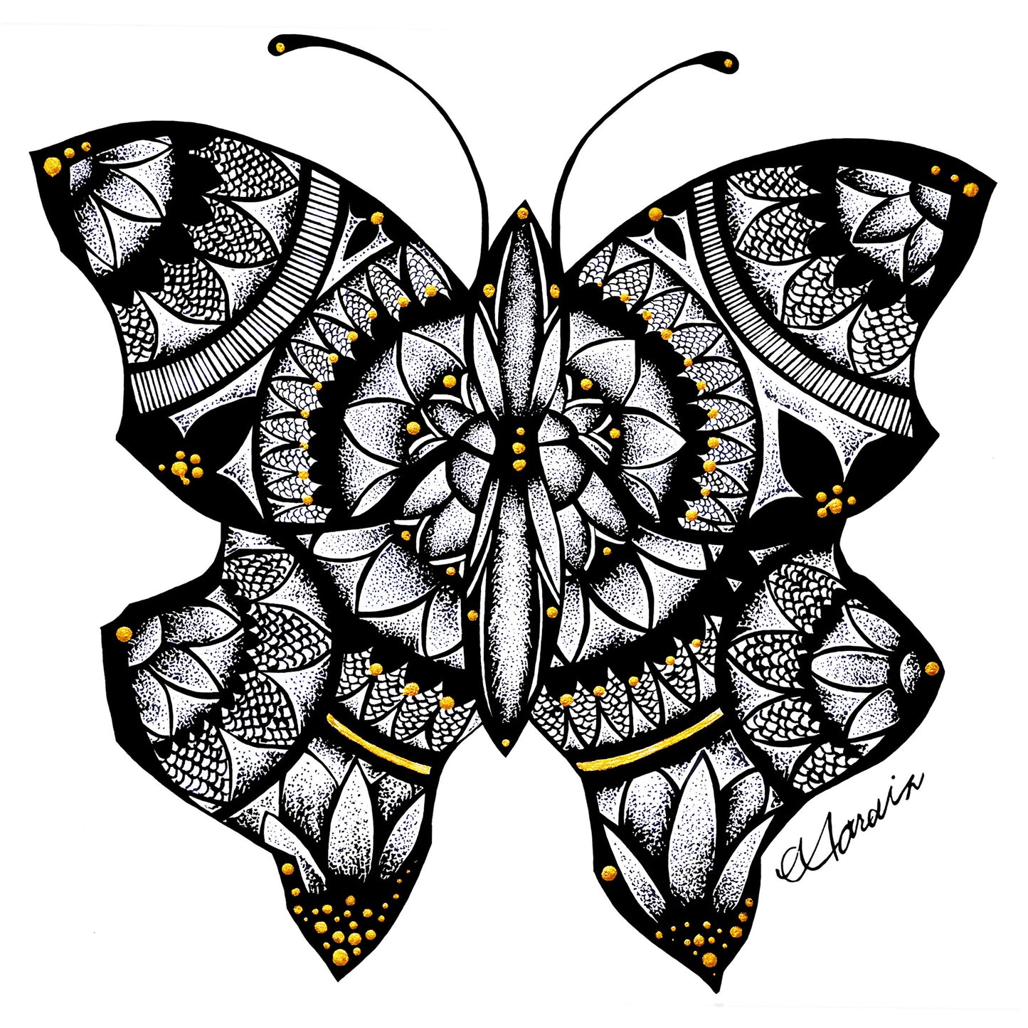 BUTTERFLY MANDALA