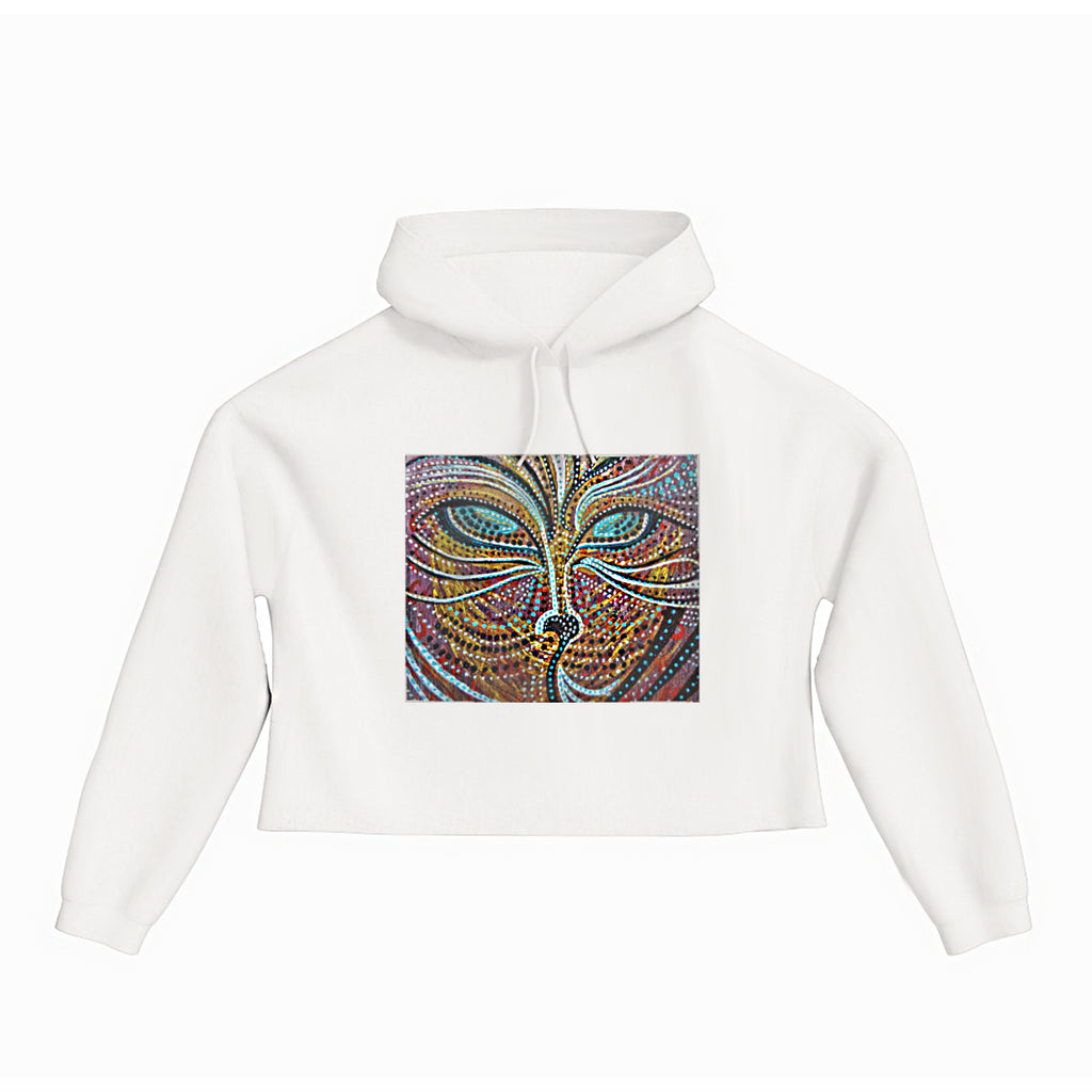 lifestyle apparel, casual clothing, logo tee, cropped hoody, hoody, hoody season, winter wear, winter looks, winter fashion, streetwear, women's fashion, women's looks, lifestyle apparel, casual clothing, unisex, stippled ink, ink art, pointillism, dot work, animal art, fox, portrait, abstract portrait, pointillism