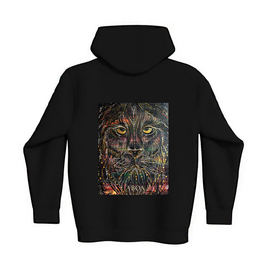 lifestyle apparel, casual clothing, unisex, stippled ink, ink art, pointillism, dot work, animal art, lion, portrait, abstract portrait, pointillism, king, lion art, fierce, humble, winter wear, winter fashion, winter looks, streetwear, fleece