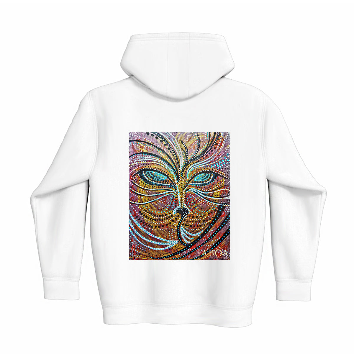 lifestyle apparel, casual clothing, unisex, stippled ink, ink art, pointillism, dot work, animal art, fox, portrait, abstract portrait, pointillism, winter wear, winter looks, winter fashion, streetwear