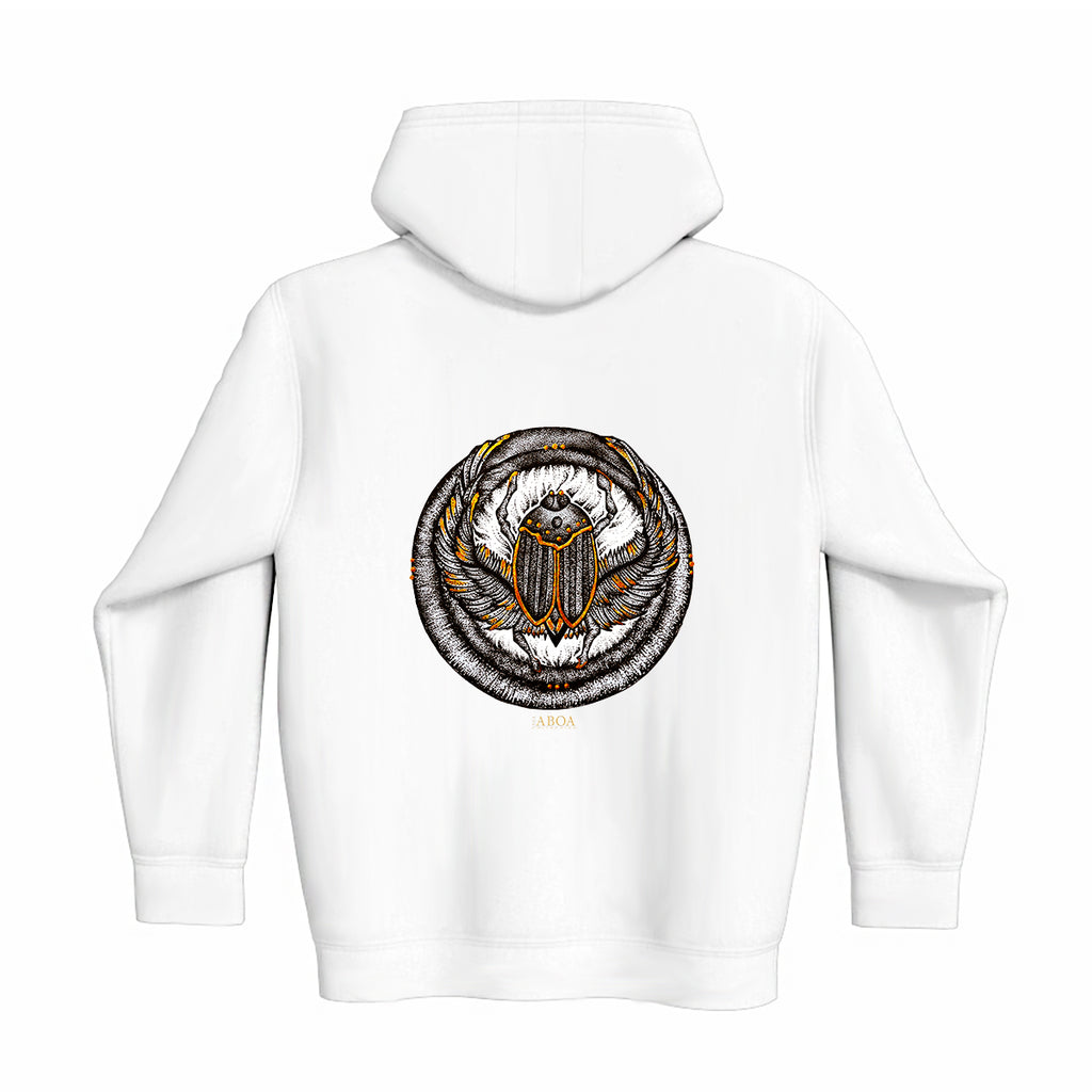 lifestyle apparel, casual clothing, unisex, stippled ink, ink art, pointillism, dot work, animal art, scarab, beetle, ink, black and white, stipple, winter looks, winter wear, winter fashion, streetwear