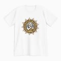 lifestyle apparel, casual clothing, logo tee, unisex, t-shirt, tees, mandala, mandala art, vector drawing, digital art, gold