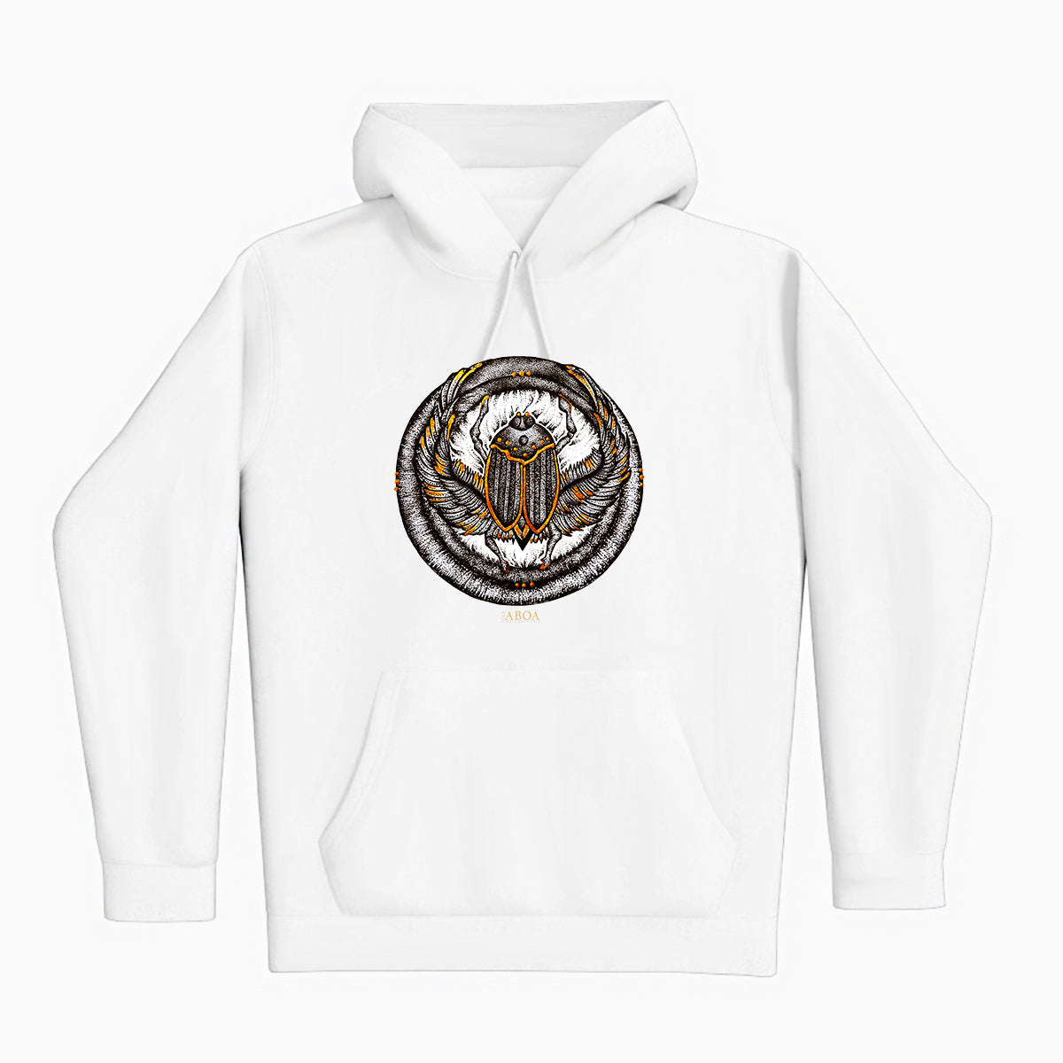 lifestyle apparel, casual clothing, unisex, stippled ink, ink art, pointillism, dot work, animal art, scarab, beetle, ink, black and white, stipple, hoody, hoodie, hoody season, fleece, winter fashion