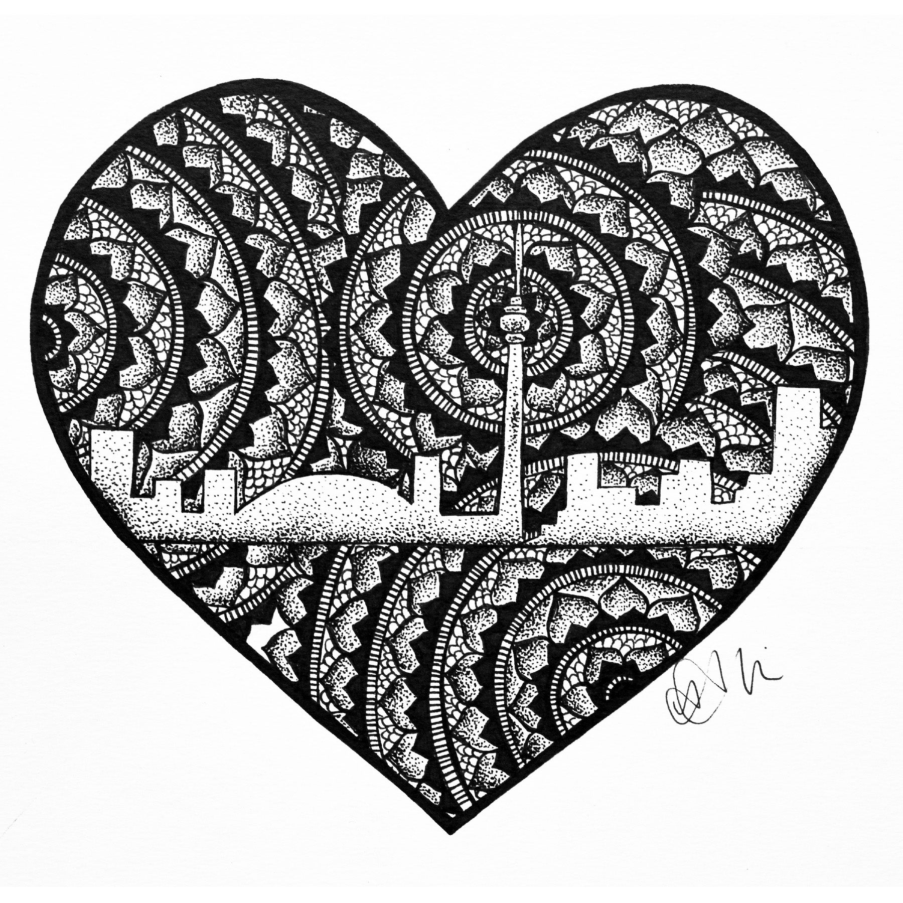 SKYLINE HEART