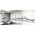 SKYLINE AND SOCIAL MEDIA MURAL