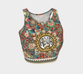 ABOA GOLD ORANGE JAGUAR CROPPED TANK