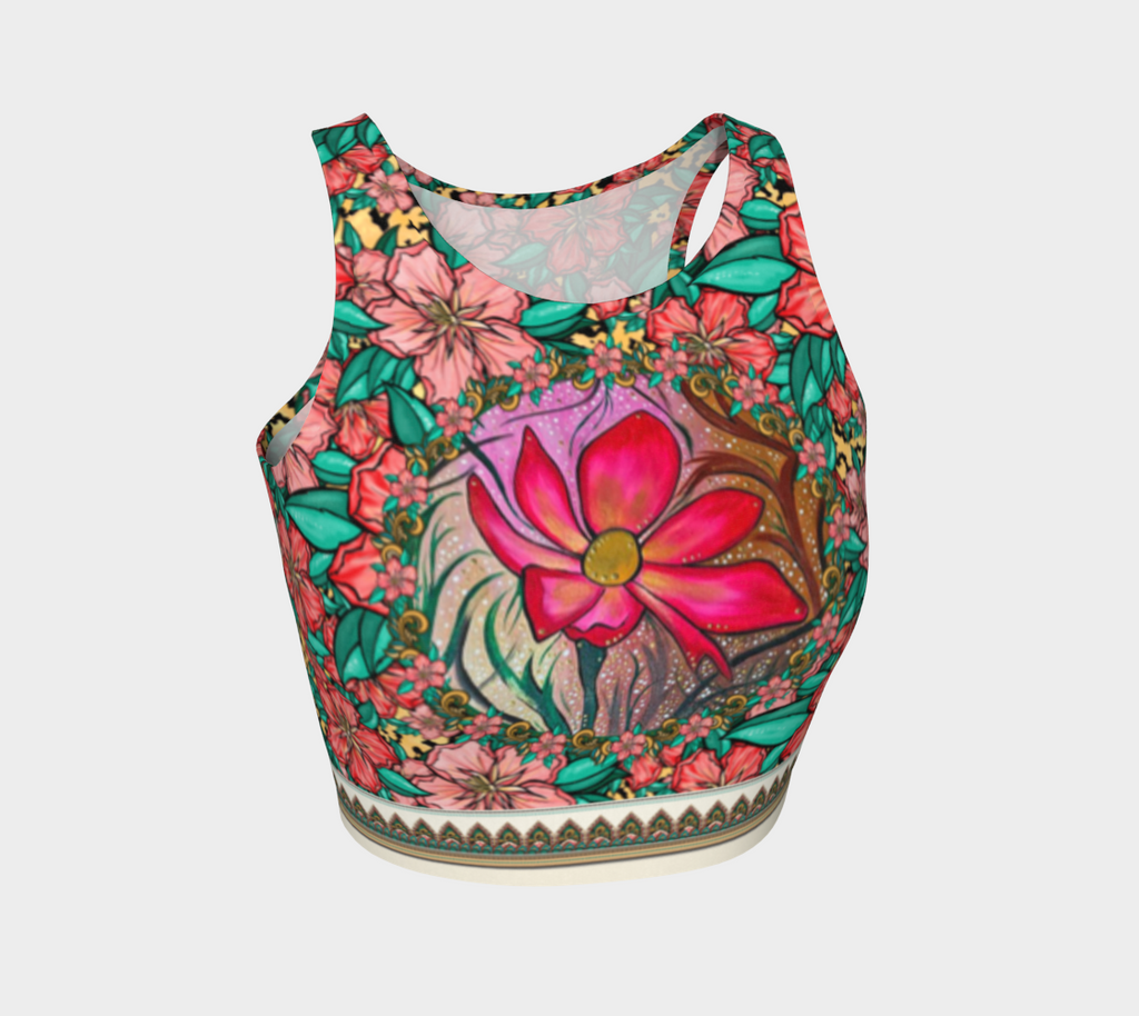 WILD. FLOWER CROPPED TANK