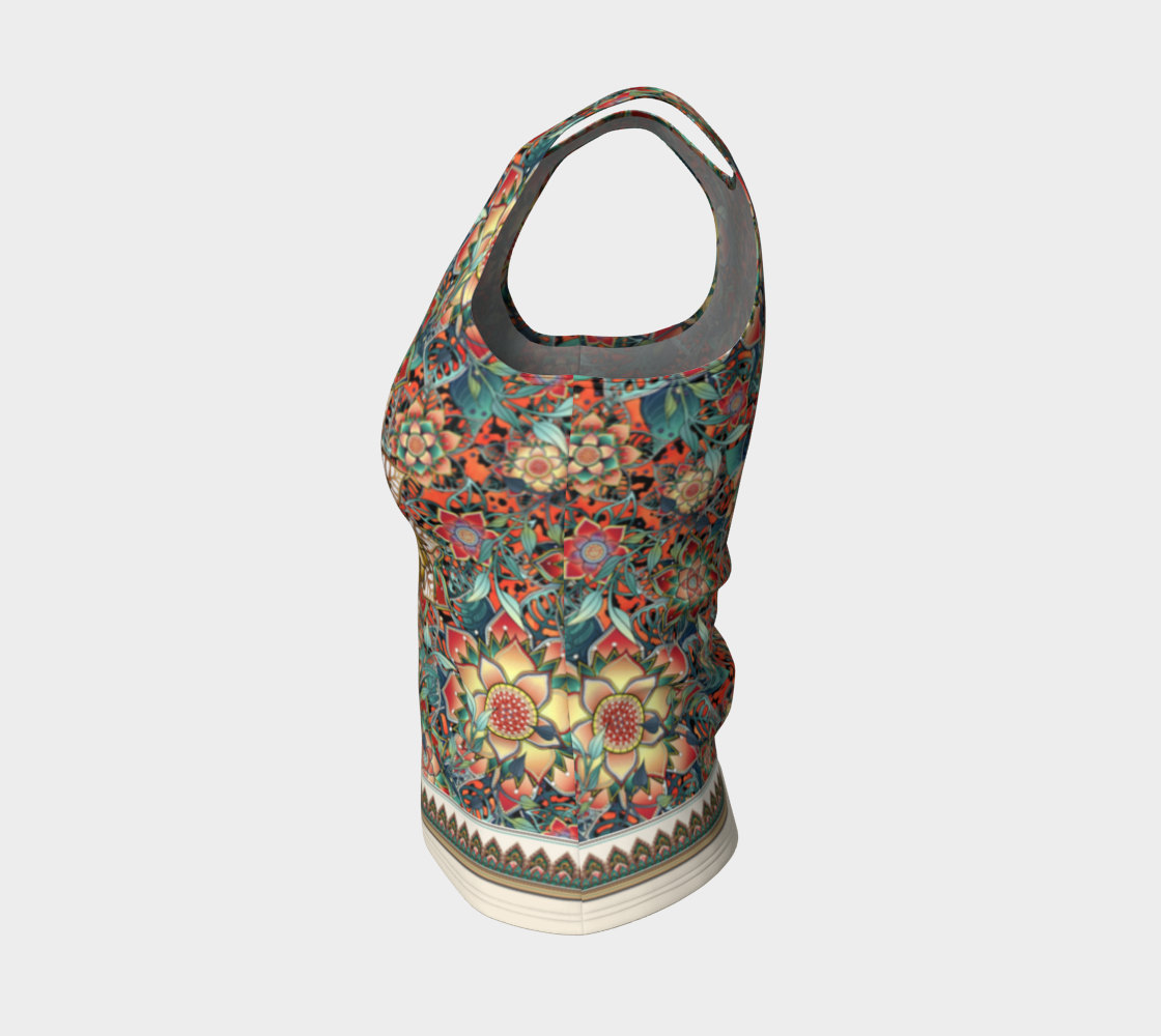 ABOA TROPICAL ORANGE FITTED TANK
