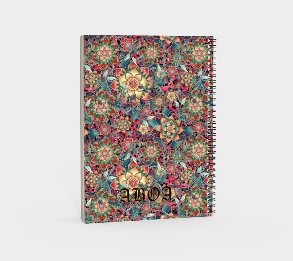 JAGUAR WREATH NOTEBOOK