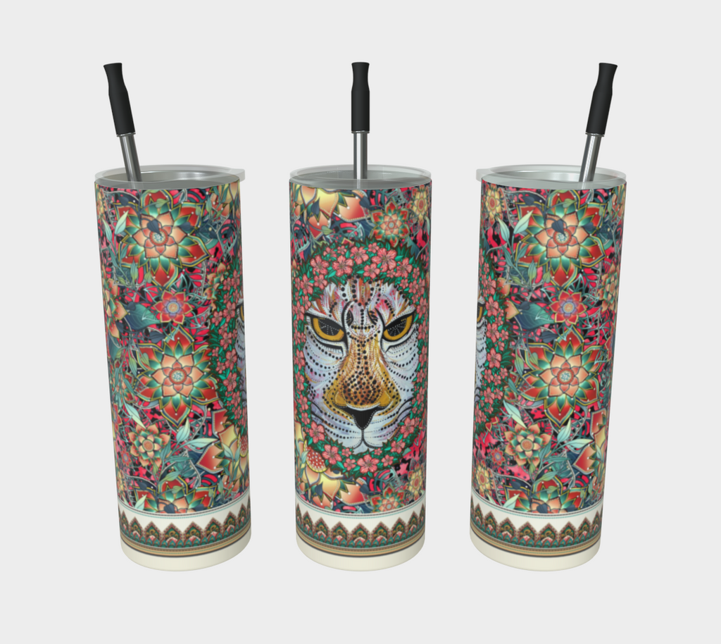 JAGUAR WREATH TUMBLER