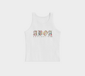 ABOA TROPICAL OLD ENGLISH UNISEX TANK