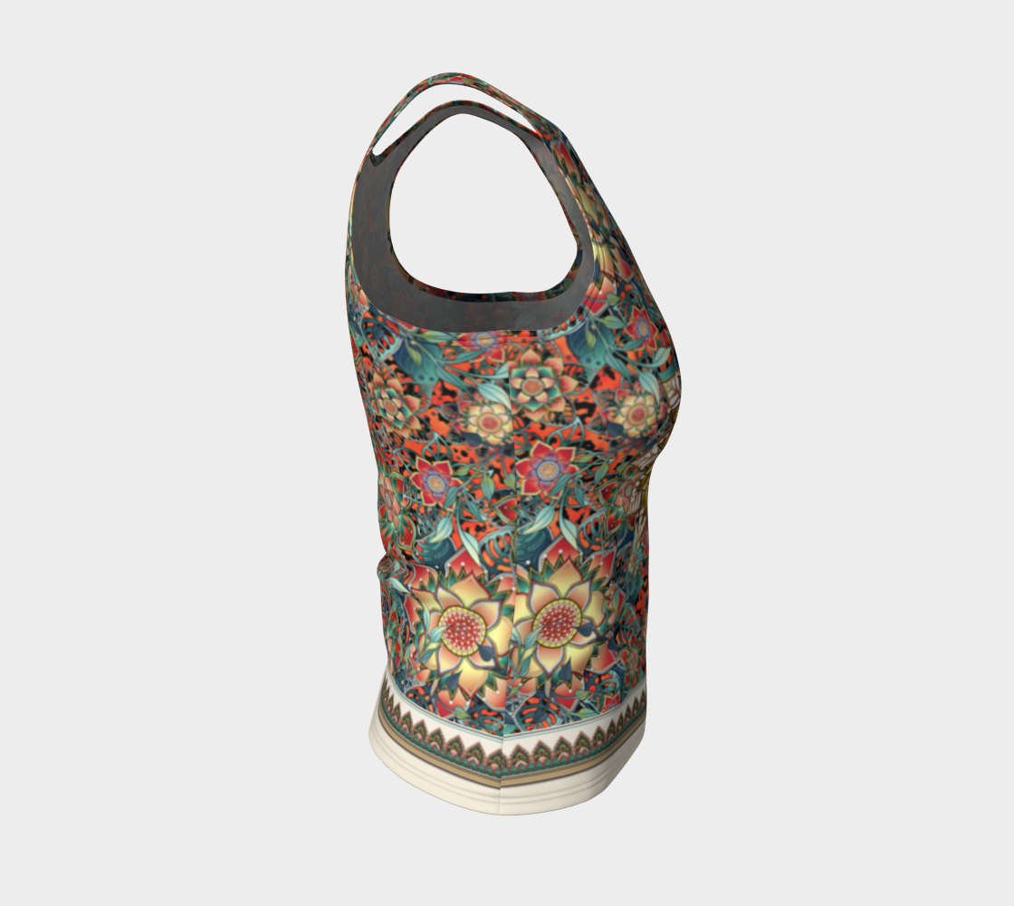 ABOA TROPICAL ORANGE FITTED TANK