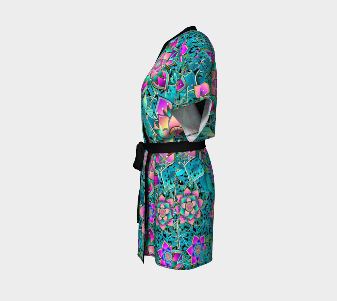 TROPICAL TURQUIOSE KIMONO