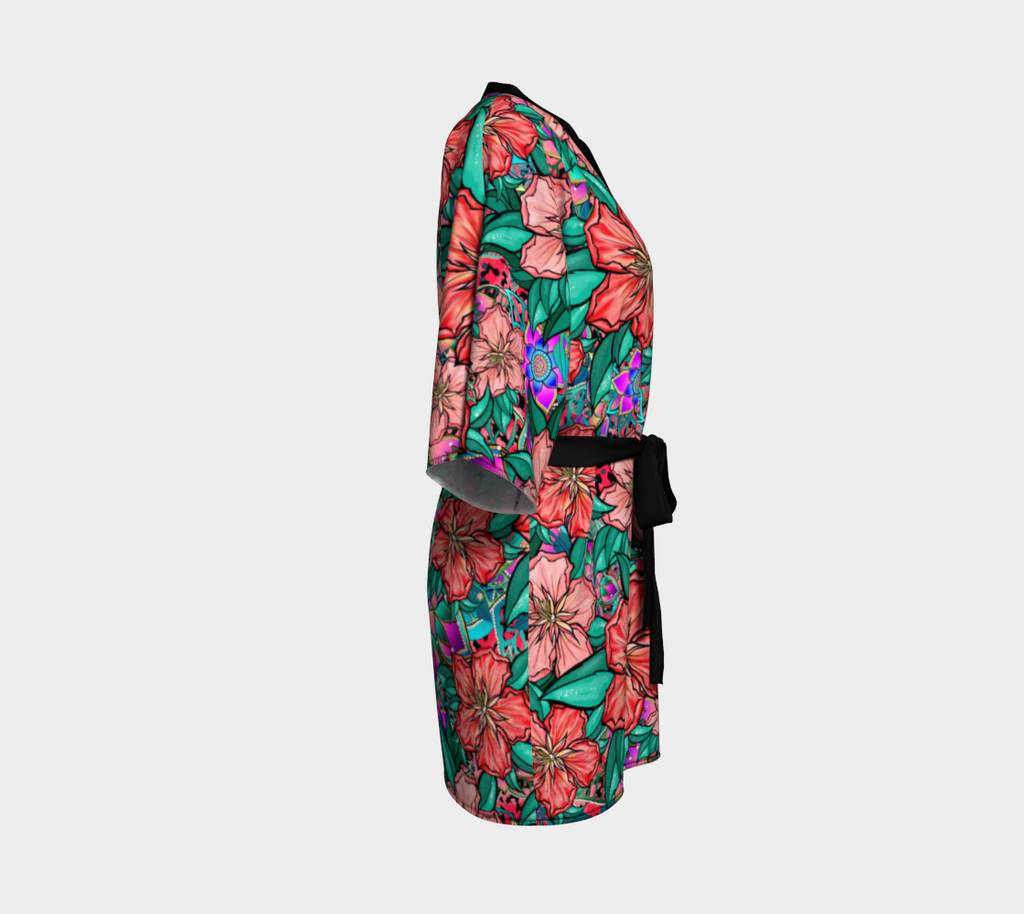 HIBSCUS PURPLE KIMONO