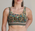 PALE GOLD  TROPICAL BRALETTE