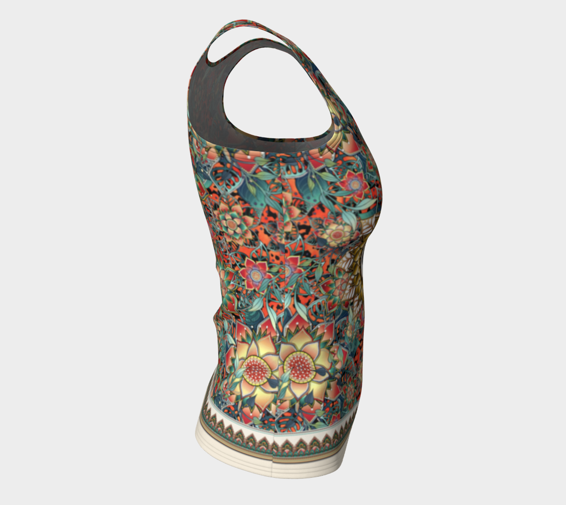 ABOA TROPICAL ORANGE FITTED TANK