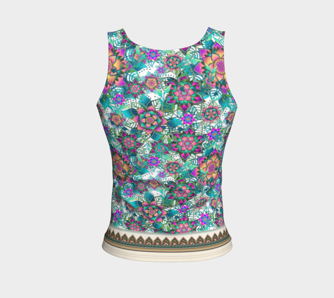 ABOA NOUVEUA TROPICAL SLIMFIT TANK